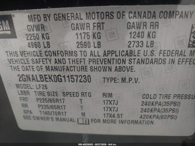 Chevrolet Equinox Ls