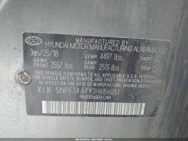 Hyundai SONATA Sel
