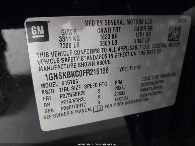 Chevrolet Tahoe Lt