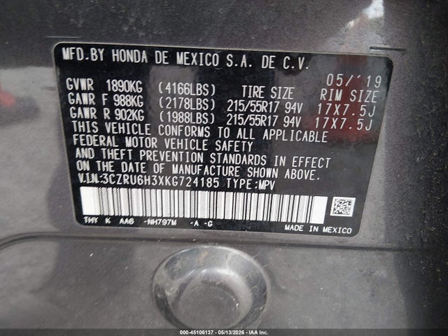Honda HR-V Lx