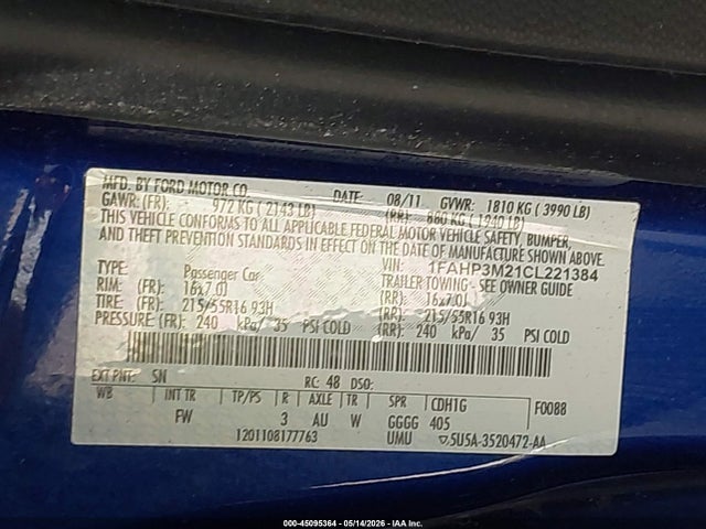 Ford Focus Sel