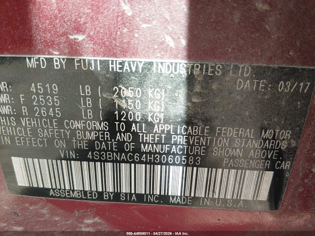 Subaru Legacy 2.5i Premium