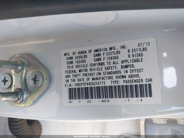 Honda Accord 2.4 Se