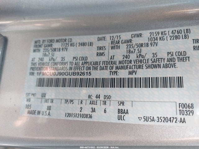 Ford Escape Titanium