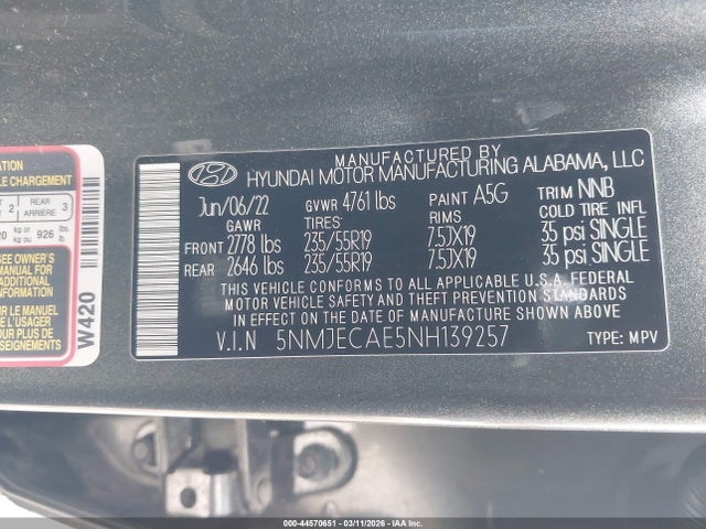 Hyundai TUCSON Limited