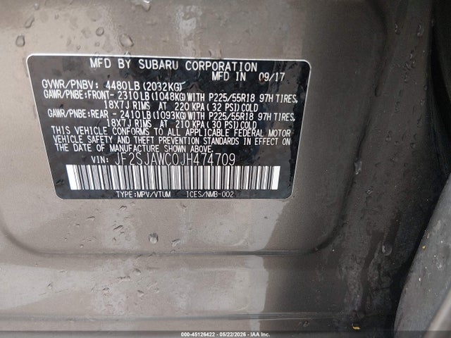 Subaru Forester 2.5i Touring