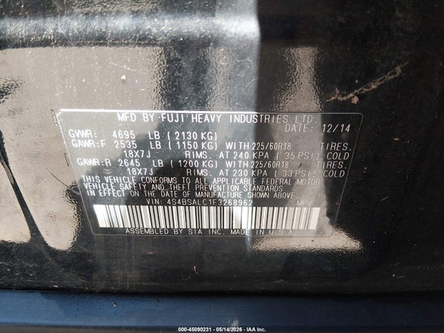 Subaru Outback 2.5i Limited