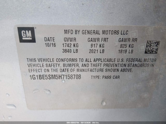 Chevrolet Cruze Lt Auto