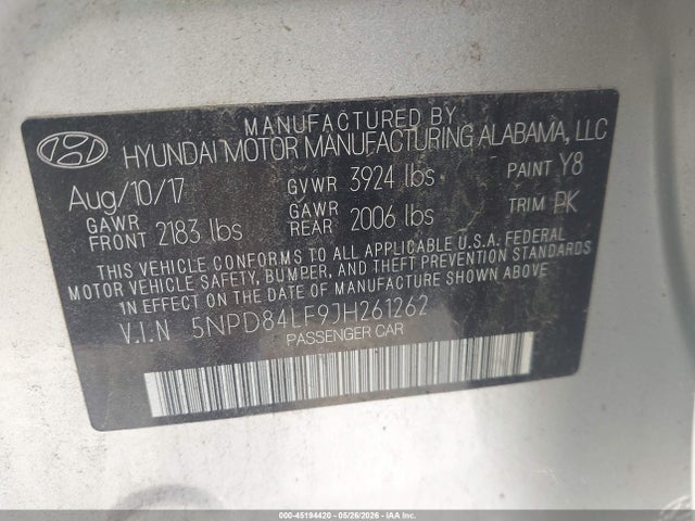 Hyundai ELANTRA Sel