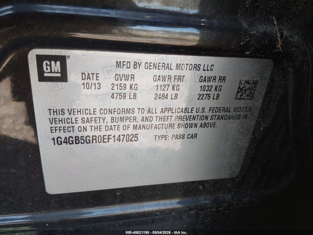 Buick LaCrosse Leather Group