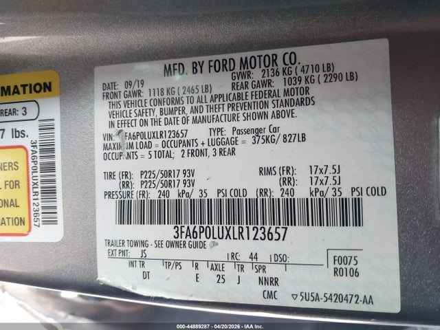 Ford Fusion Hybrid Se