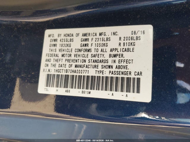 Honda Accord Ex