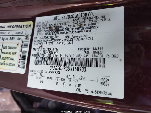 Ford Fusion Se