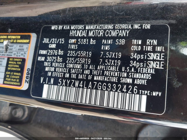 Hyundai SANTA FE 2.0l Turbo