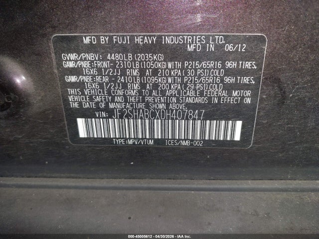 Subaru Forester 2.5x