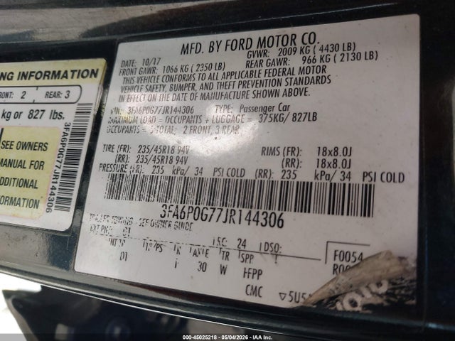 Ford Fusion S