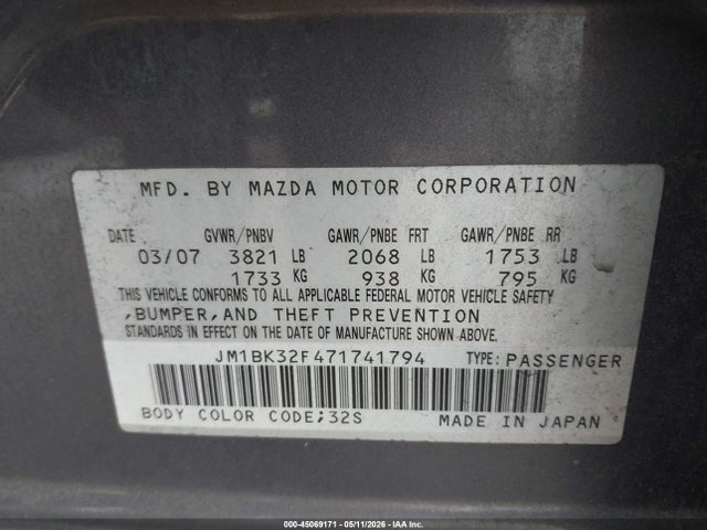 Mazda Mazda3 I