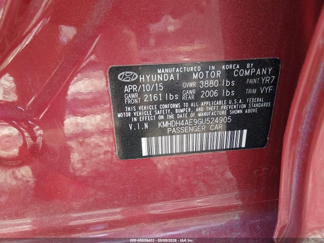 Hyundai ELANTRA Se