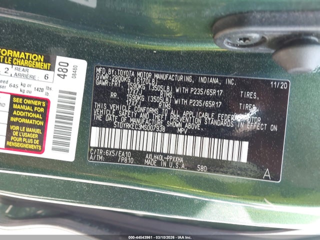 Toyota Sienna Xle