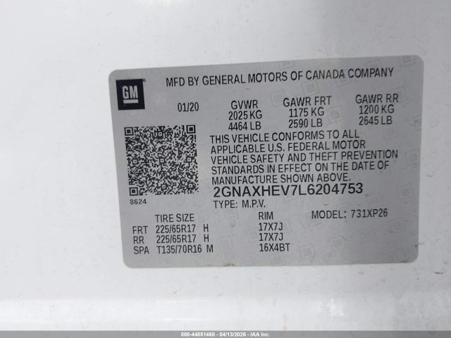 Chevrolet Equinox Fwd Ls