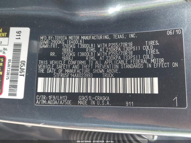 Toyota Tundra Grade V6