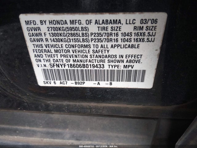 Honda Pilot Ex-l