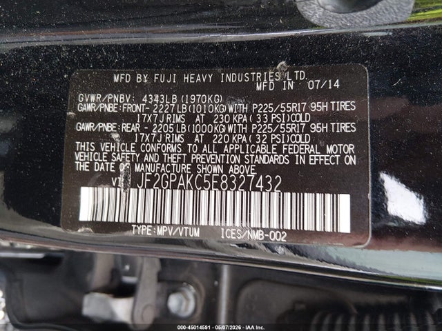 Subaru Crosstrek 2.0i Limited