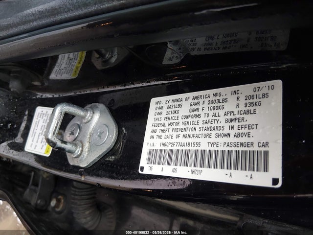 Honda Accord 2.4 Ex