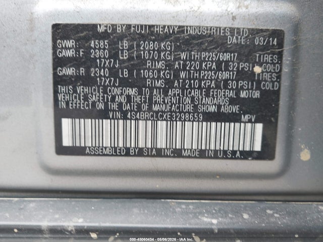 Subaru Outback 2.5i Limited