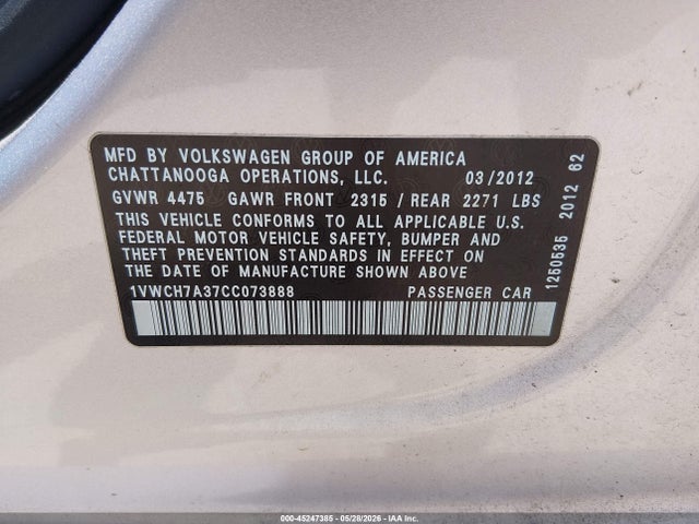 Volkswagen Passat 2.5l Sel