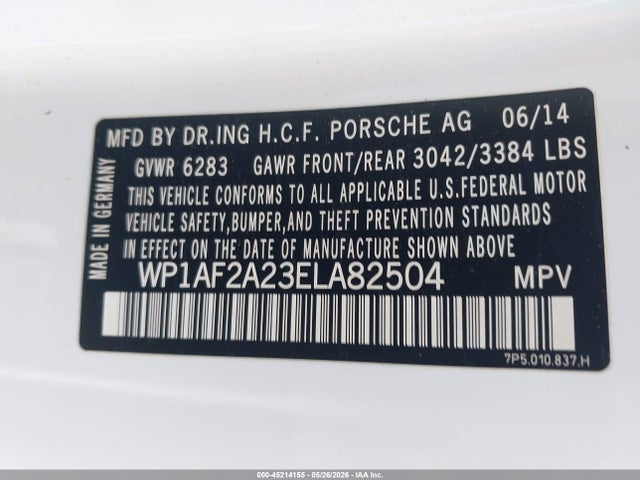 Porsche Cayenne Diesel Platinum Edition