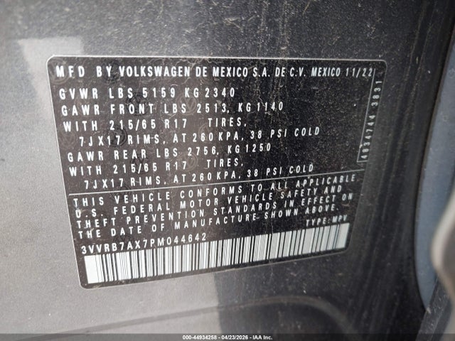 Volkswagen Tiguan 2.0t S