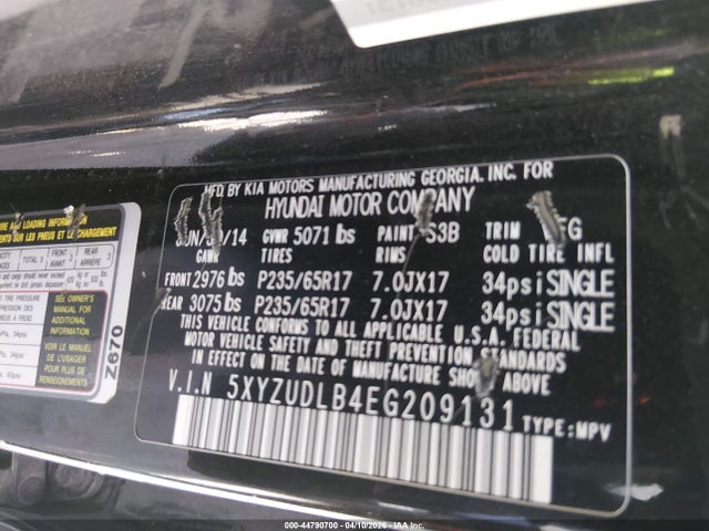 Hyundai SANTA FE 2.4l