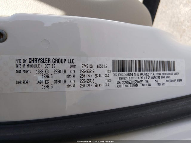 Dodge Grand Caravan Sxt
