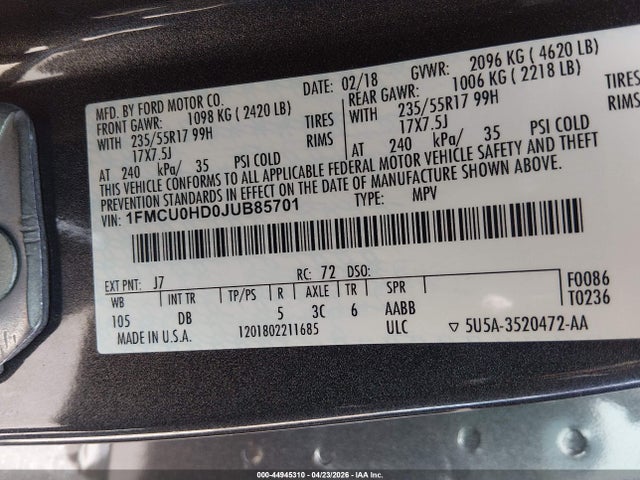 Ford Escape Sel
