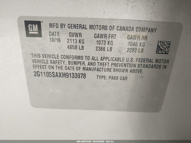 Chevrolet Impala 1lt