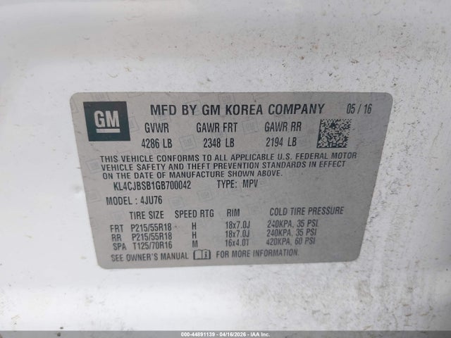 Buick Encore Convenience