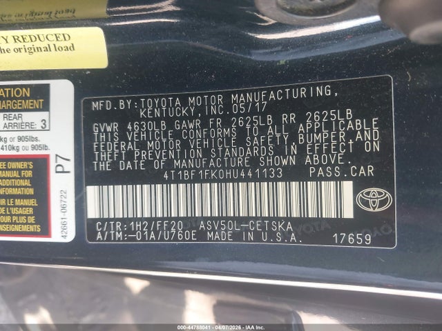 Toyota Camry Se