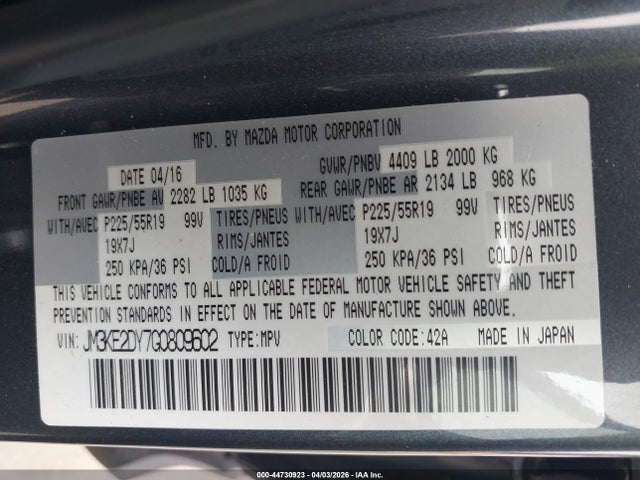 Mazda Cx Grand Touring