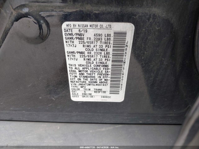 Nissan Rogue S Fwd