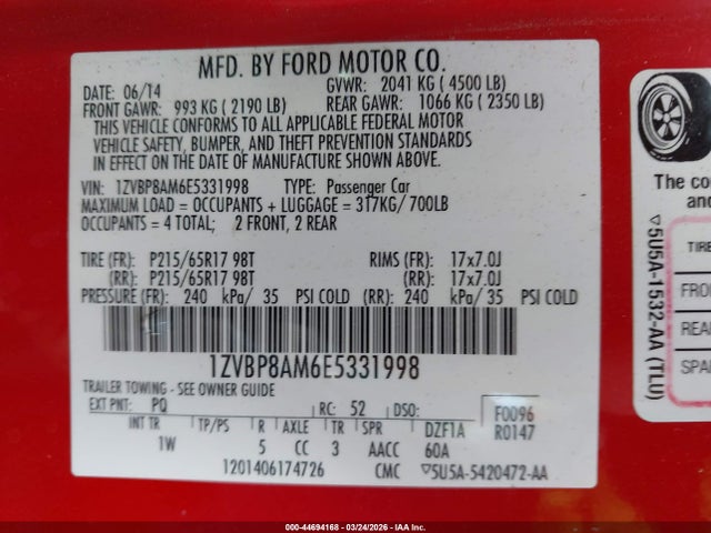 Ford Mustang V6