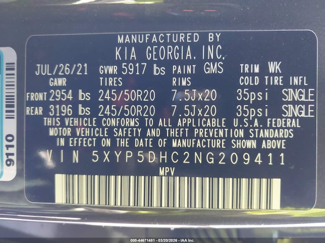 Kia Telluride Sx
