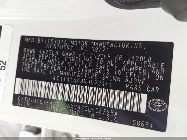 Toyota Camry Se
