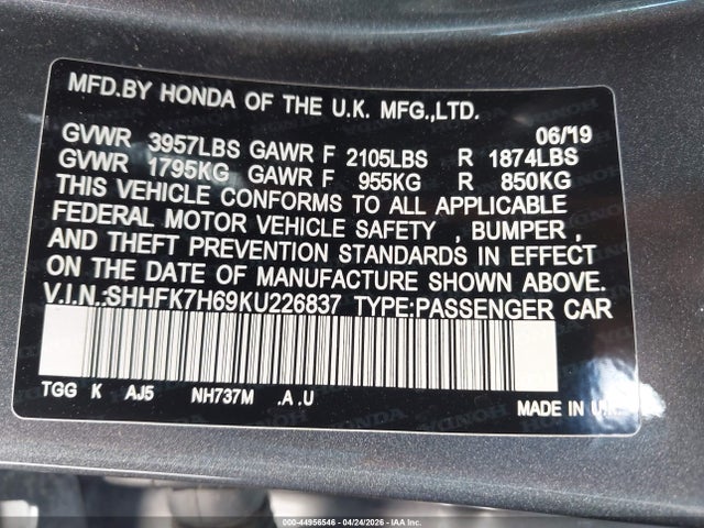 Honda Civic Ex