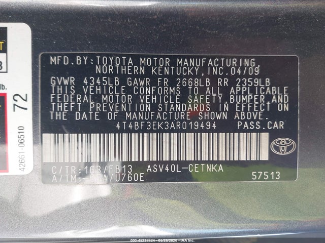 Toyota Camry Le