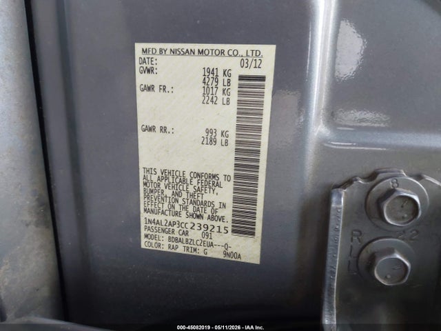 Nissan Altima 2.5 S