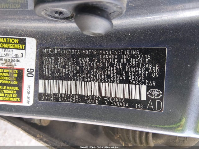 Toyota Corolla Le