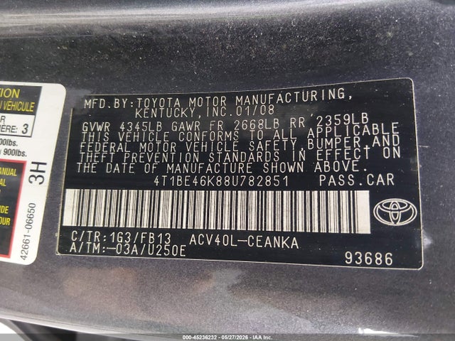 Toyota Camry Le