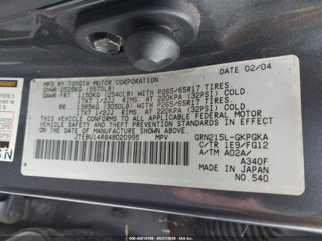 Toyota 4Runner Sr5 V6