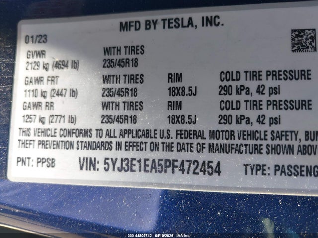 Tesla Model 3 Rear-wheel Drive